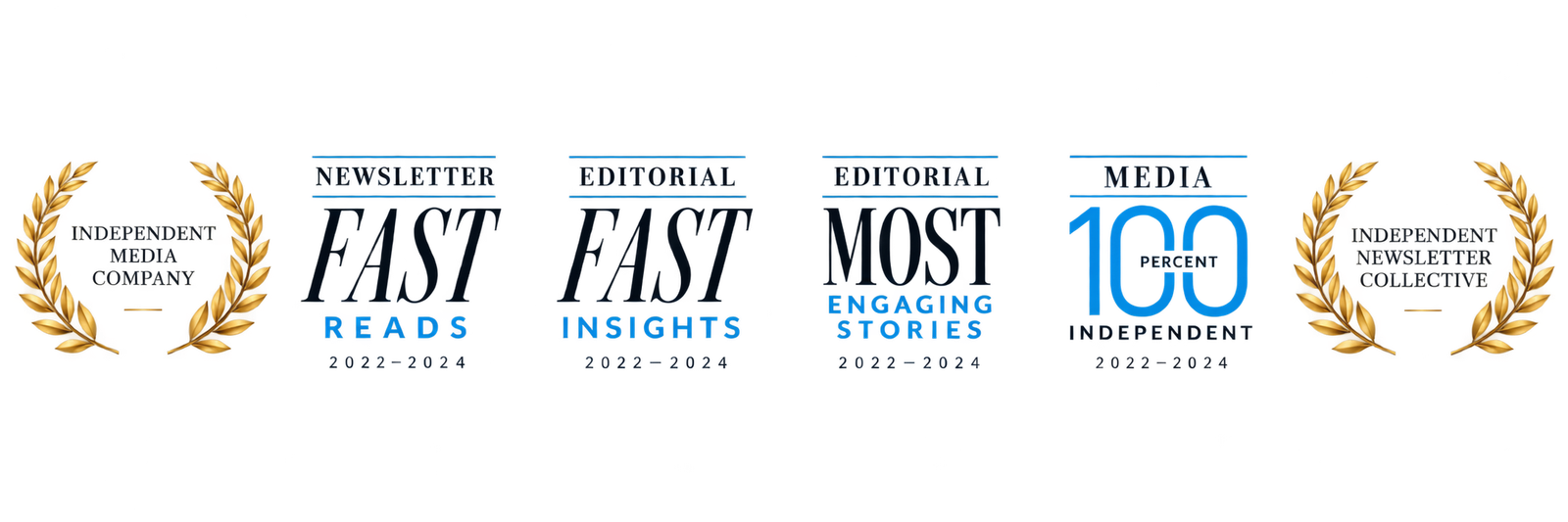 Newsletter and editorial badges